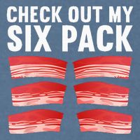 Cool Bacon For Pork Food Meat Lovers Foodie Garment-Dyed Sweatshirt