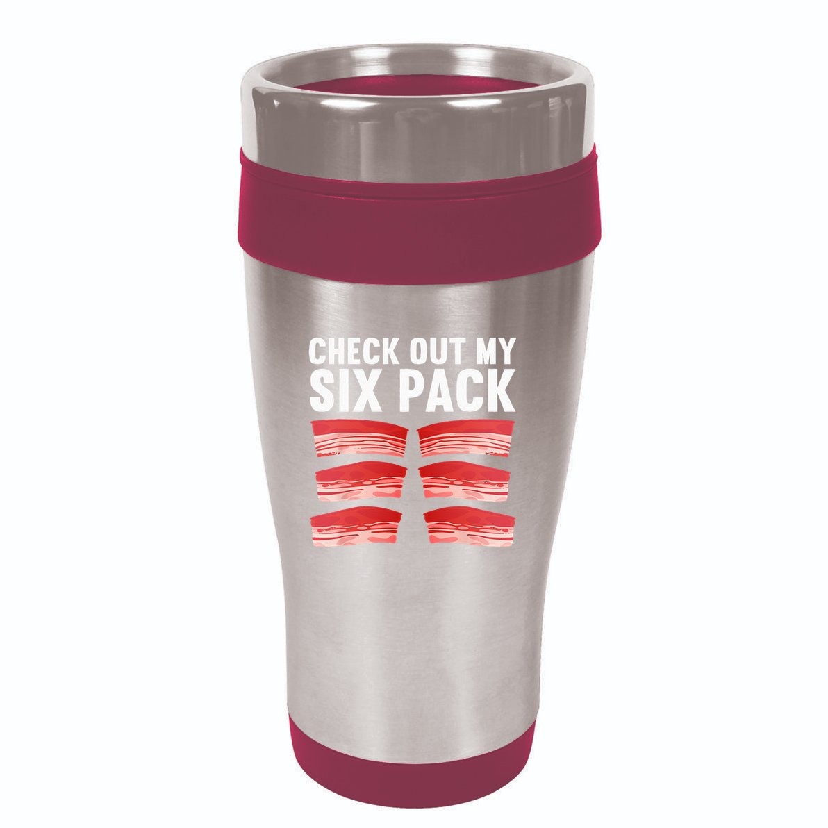 Cool Bacon For Pork Food Meat Lovers Foodie 16oz Travel Tumbler