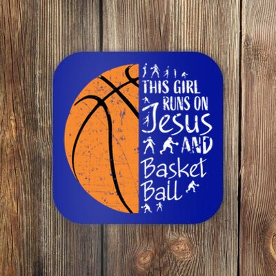 Christian Basketball Funny Gift N Jesus Sayings Gift Coaster