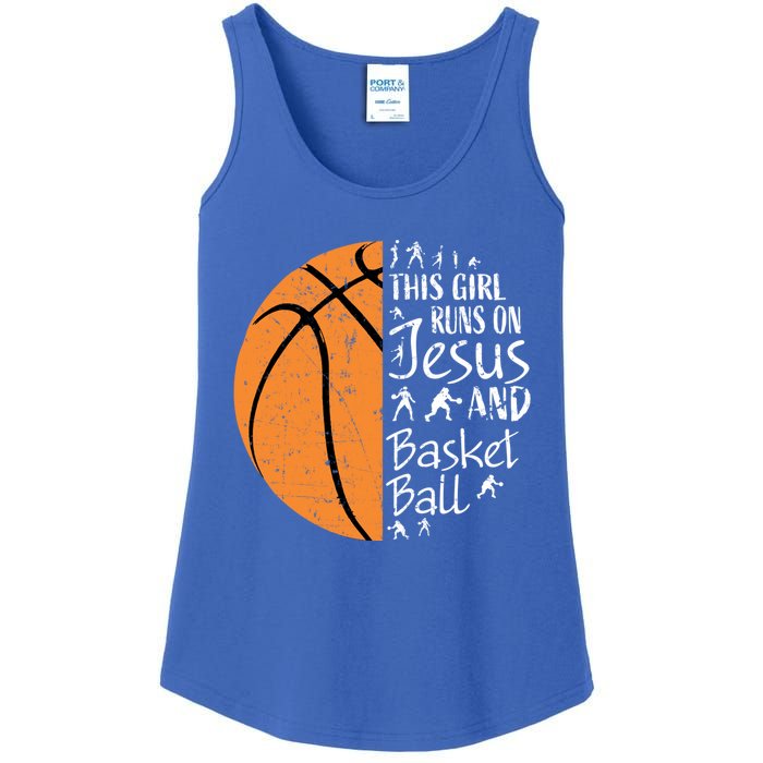 Christian Basketball Funny Gift N Jesus Sayings Gift Ladies Essential Tank