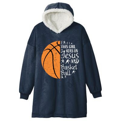 Christian Basketball Funny Gift N Jesus Sayings Gift Hooded Wearable Blanket