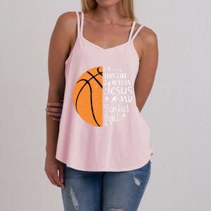 Christian Basketball Funny Gift N Jesus Sayings Gift Women's Strappy Tank