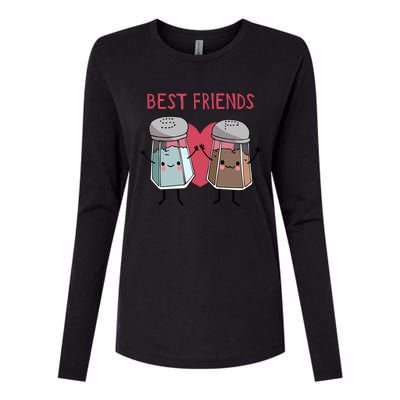 Cute Best Friends Salt And Pepper Funny Gift Womens Cotton Relaxed Long Sleeve T-Shirt