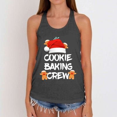 Cookie Bakingcrew Funny Christmas Pajama Gift Women's Knotted Racerback Tank