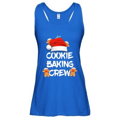 Cookie Bakingcrew Funny Christmas Pajama Gift Ladies Essential Flowy Tank