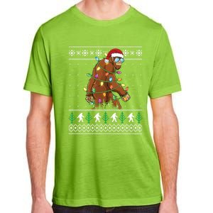 Christmas Bigfoot Funny Ugly Xmas Great Gift Adult ChromaSoft Performance T-Shirt