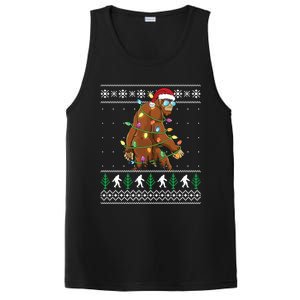 Christmas Bigfoot Funny Ugly Xmas Great Gift PosiCharge Competitor Tank