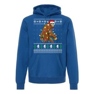 Christmas Bigfoot Funny Ugly Xmas Great Gift Premium Hoodie