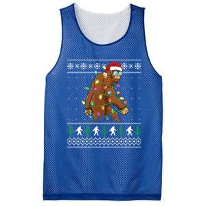 Christmas Bigfoot Funny Ugly Xmas Great Gift Mesh Reversible Basketball Jersey Tank