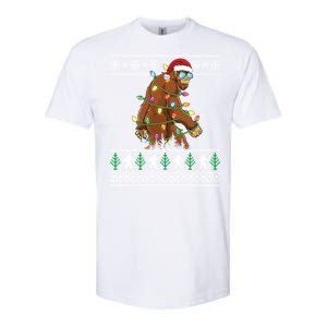 Christmas Bigfoot Funny Ugly Xmas Great Gift Softstyle CVC T-Shirt