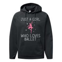 Cool Ballet For Ballerina Dance Ballet Dancer Performance Fleece Hoodie