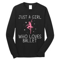 Cool Ballet For Ballerina Dance Ballet Dancer Long Sleeve Shirt