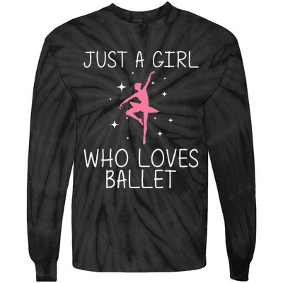 Cool Ballet For Ballerina Dance Ballet Dancer Tie-Dye Long Sleeve Shirt