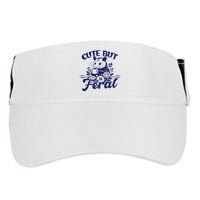 Cute But Feral Possum Outfits Funny Opossum Adult Drive Performance Visor