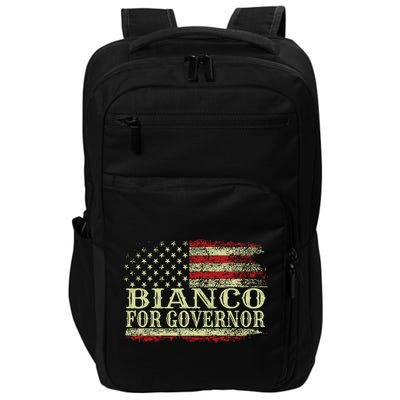 Chad Bianco For Governor Bianco For California Governor Impact Tech Backpack