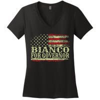 Chad Bianco For Governor Bianco For California Governor Women's V-Neck T-Shirt