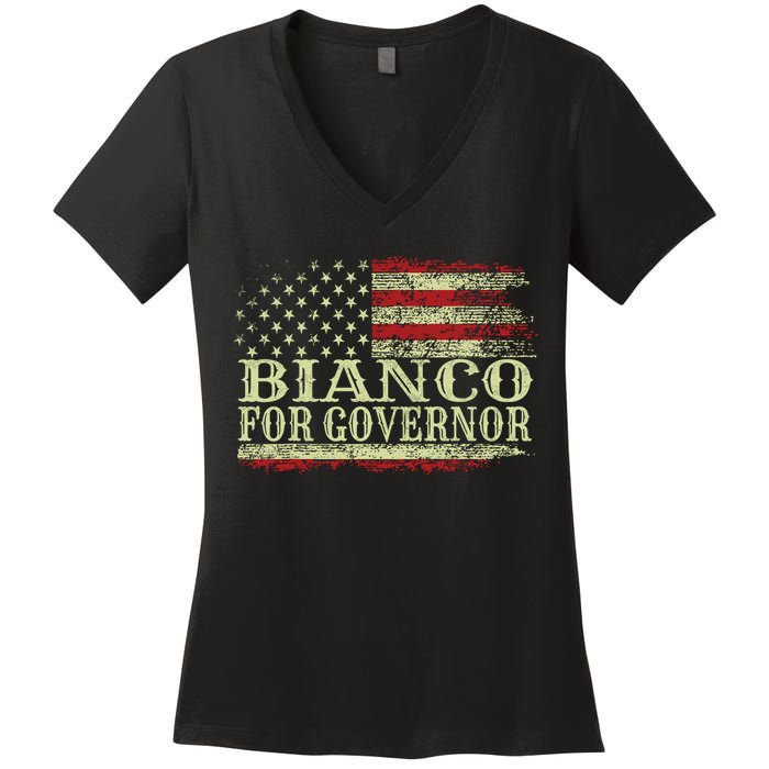 Chad Bianco For Governor Bianco For California Governor Women's V-Neck T-Shirt
