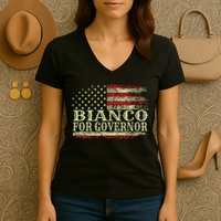 Chad Bianco For Governor Bianco For California Governor Women's V-Neck T-Shirt