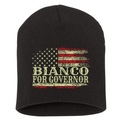 Chad Bianco For Governor Bianco For California Governor Short Acrylic Beanie