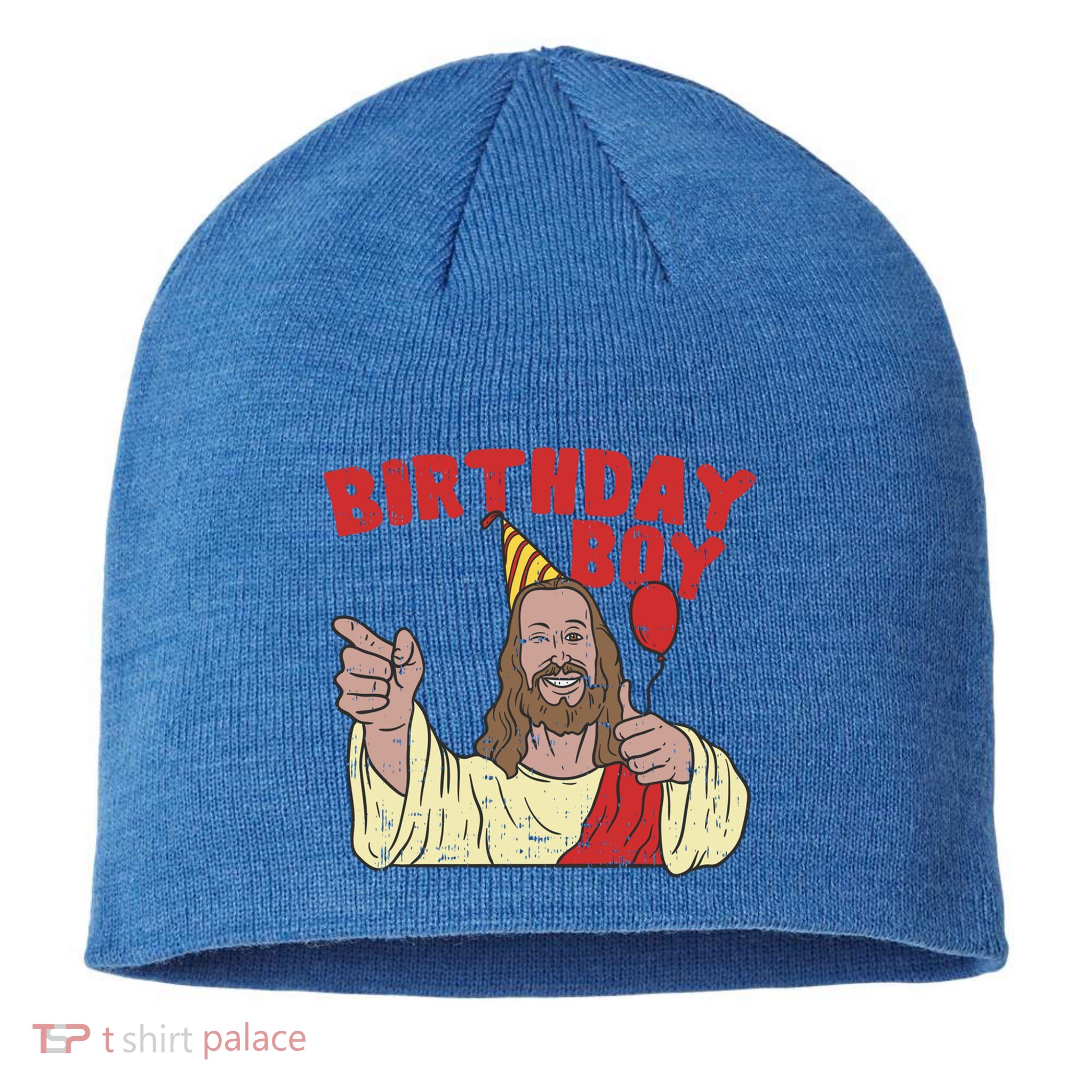 Christmas Birthday Funny Jesus Religion Christian Gift Sustainable Beanie