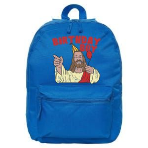 Christmas Birthday Funny Jesus Religion Christian Gift 16 in Basic Backpack