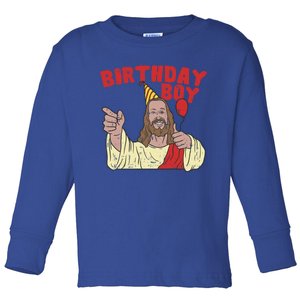 Christmas Birthday Funny Jesus Religion Christian Gift Toddler Long Sleeve Shirt