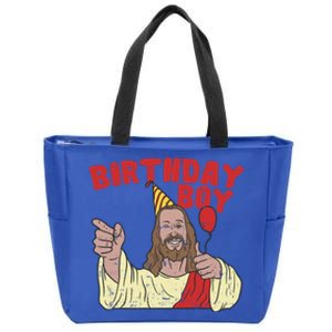 Christmas Birthday Funny Jesus Religion Christian Gift Zip Tote Bag