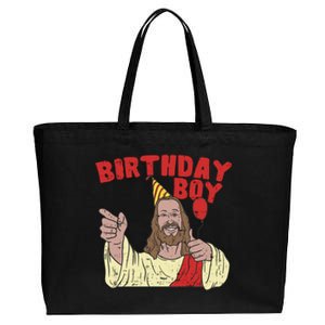 Christmas Birthday Funny Jesus Religion Christian Gift Cotton Canvas Jumbo Tote