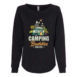 Camping Buddies For Life Gift RV Camping Wilderness Womens California Wash Sweatshirt