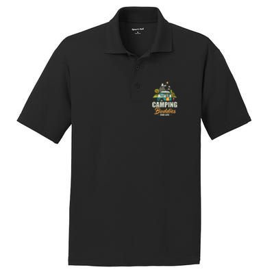 Camping Buddies For Life Gift RV Camping Wilderness PosiCharge RacerMesh Polo