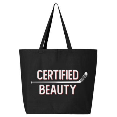 Certified Beauty Funny Ice Hockey Slang Wheel Snipe Celly Cool Gift 25L Jumbo Tote