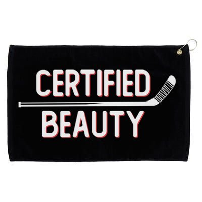 Certified Beauty Funny Ice Hockey Slang Wheel Snipe Celly Cool Gift Grommeted Golf Towel