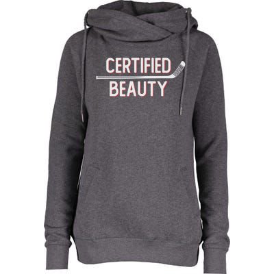 Certified Beauty Funny Ice Hockey Slang Wheel Snipe Celly Cool Gift Womens Funnel Neck Pullover Hood