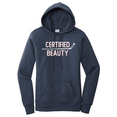 Certified Beauty Funny Ice Hockey Slang Wheel Snipe Celly Cool Gift Women's Pullover Hoodie