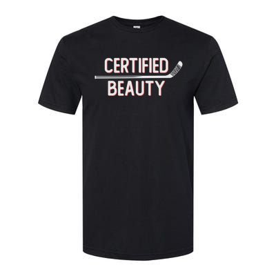 Certified Beauty Funny Ice Hockey Slang Wheel Snipe Celly Cool Gift Softstyle CVC T-Shirt