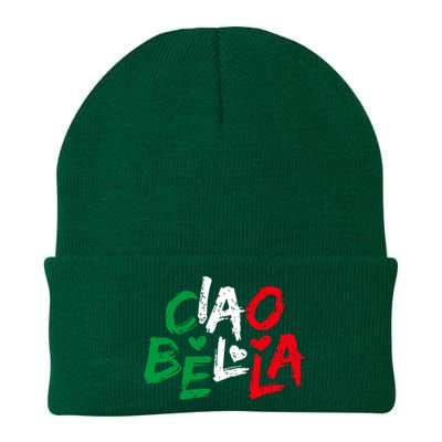 Ciao Bella For Italians Italy Flag Knit Cap Winter Beanie