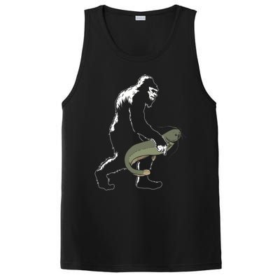 Catfish Bigfoot Fisher Fishing Fisher Catfishing Meaningful Gift PosiCharge Competitor Tank