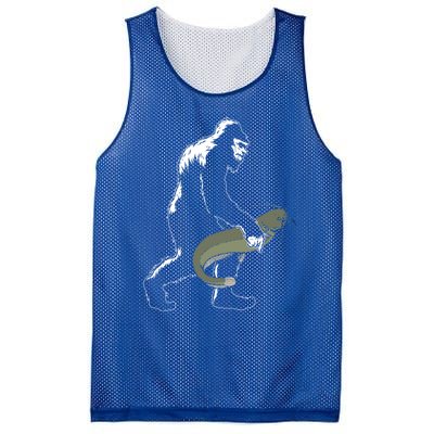 Catfish Bigfoot Fisher Fishing Fisher Catfishing Meaningful Gift Mesh Reversible Basketball Jersey Tank