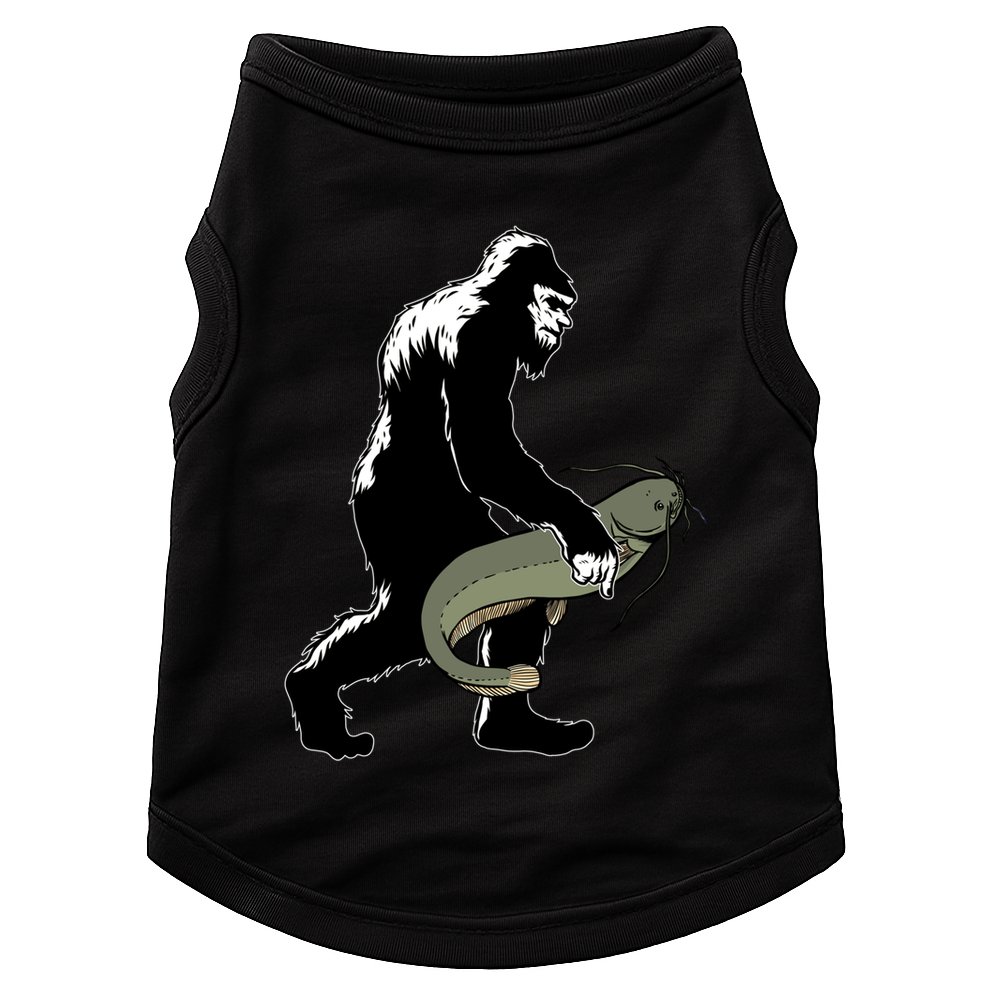 Catfish Bigfoot Fisher Fishing Fisher Catfishing Meaningful Gift Doggie Tank