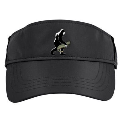 Catfish Bigfoot Fisher Fishing Fisher Catfishing Meaningful Gift Adult Drive Performance Visor