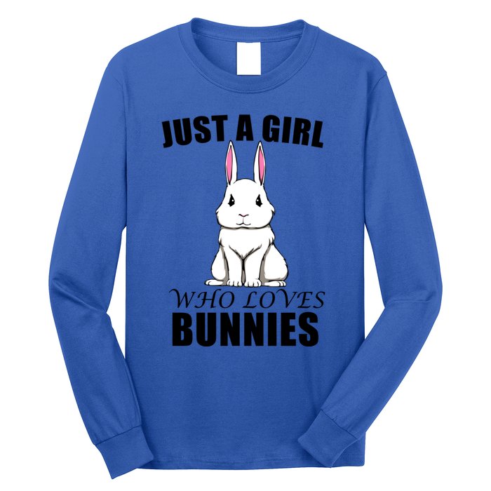 Cute Bunny Fan Rabbit Rodent Cute Gift Long Sleeve Shirt