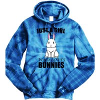 Cute Bunny Fan Rabbit Rodent Cute Gift Tie Dye Hoodie