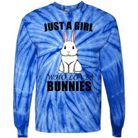 Cute Bunny Fan Rabbit Rodent Cute Gift Tie-Dye Long Sleeve Shirt