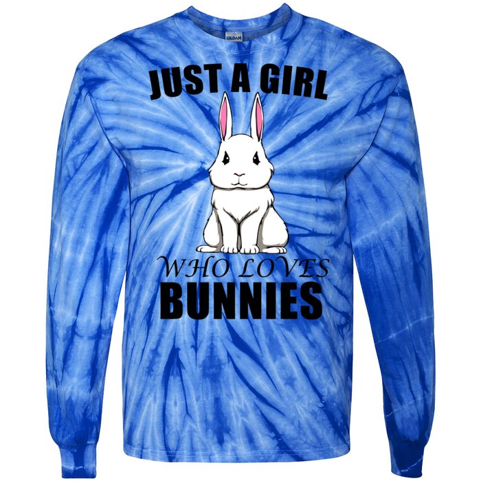 Cute Bunny Fan Rabbit Rodent Cute Gift Tie-Dye Long Sleeve Shirt