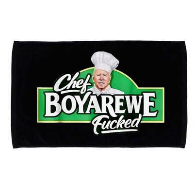 Chef BOYAREWE Fucked Funny Anti Biden Pro Trump Microfiber Hand Towel