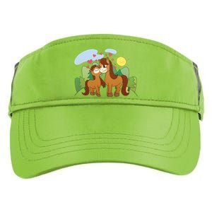 Cute Best Friend Horses Adult Drive Performance Visor