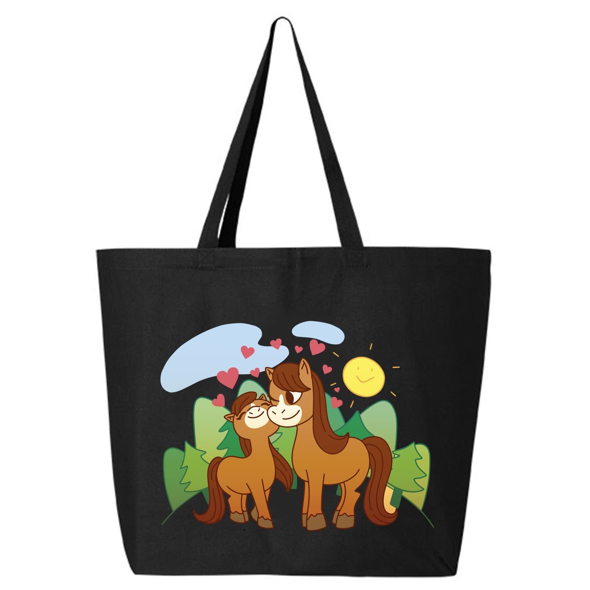 Cute Best Friend Horses 25L Jumbo Tote