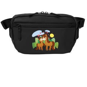 Cute Best Friend Horses Crossbody Pack