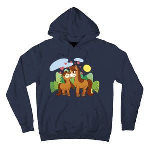 Cute Best Friend Horses Tall Hoodie