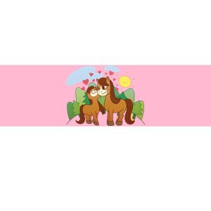 Cute Best Friend Horses Bumper Sticker